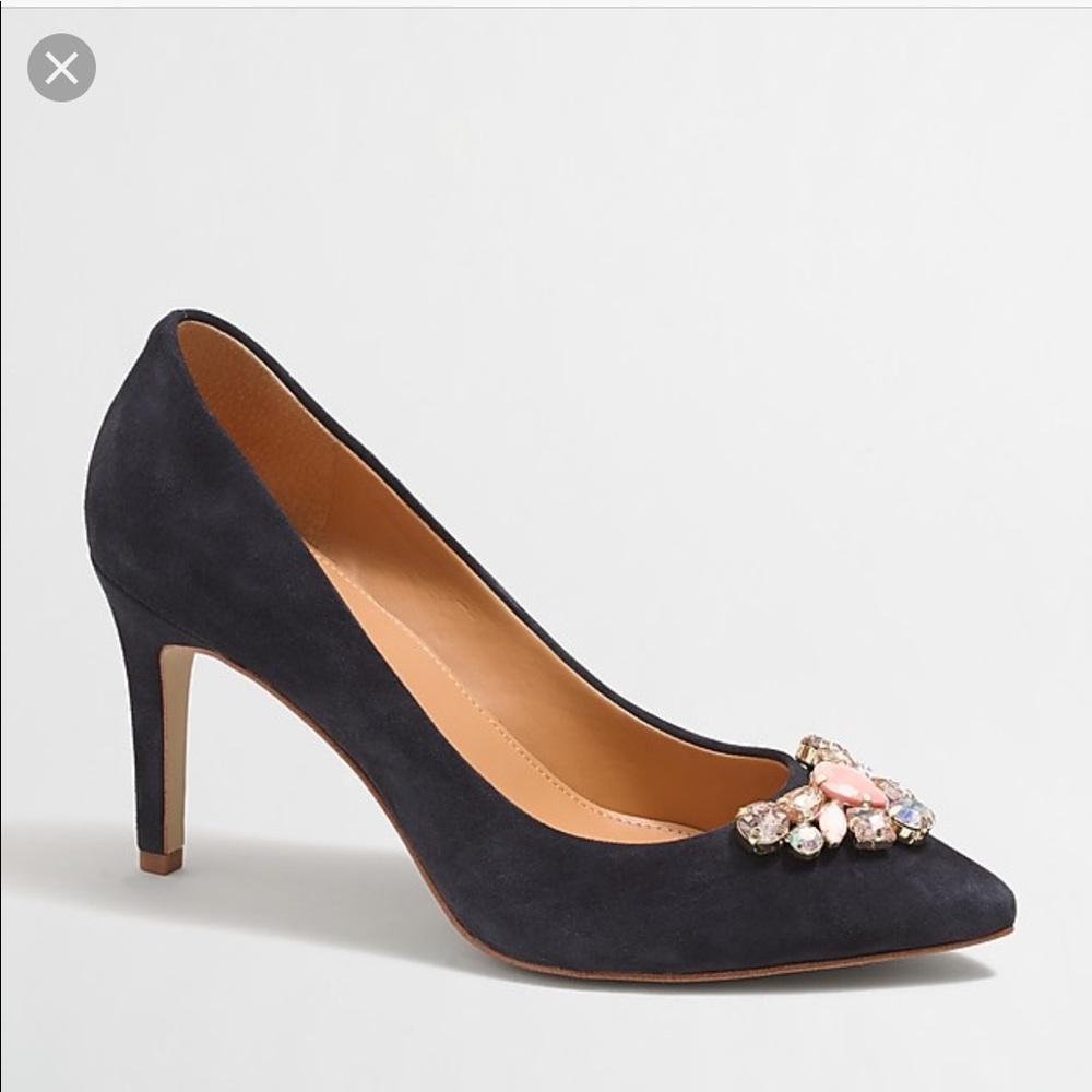 J.crew Factory Isabelle Jeweled Pump
